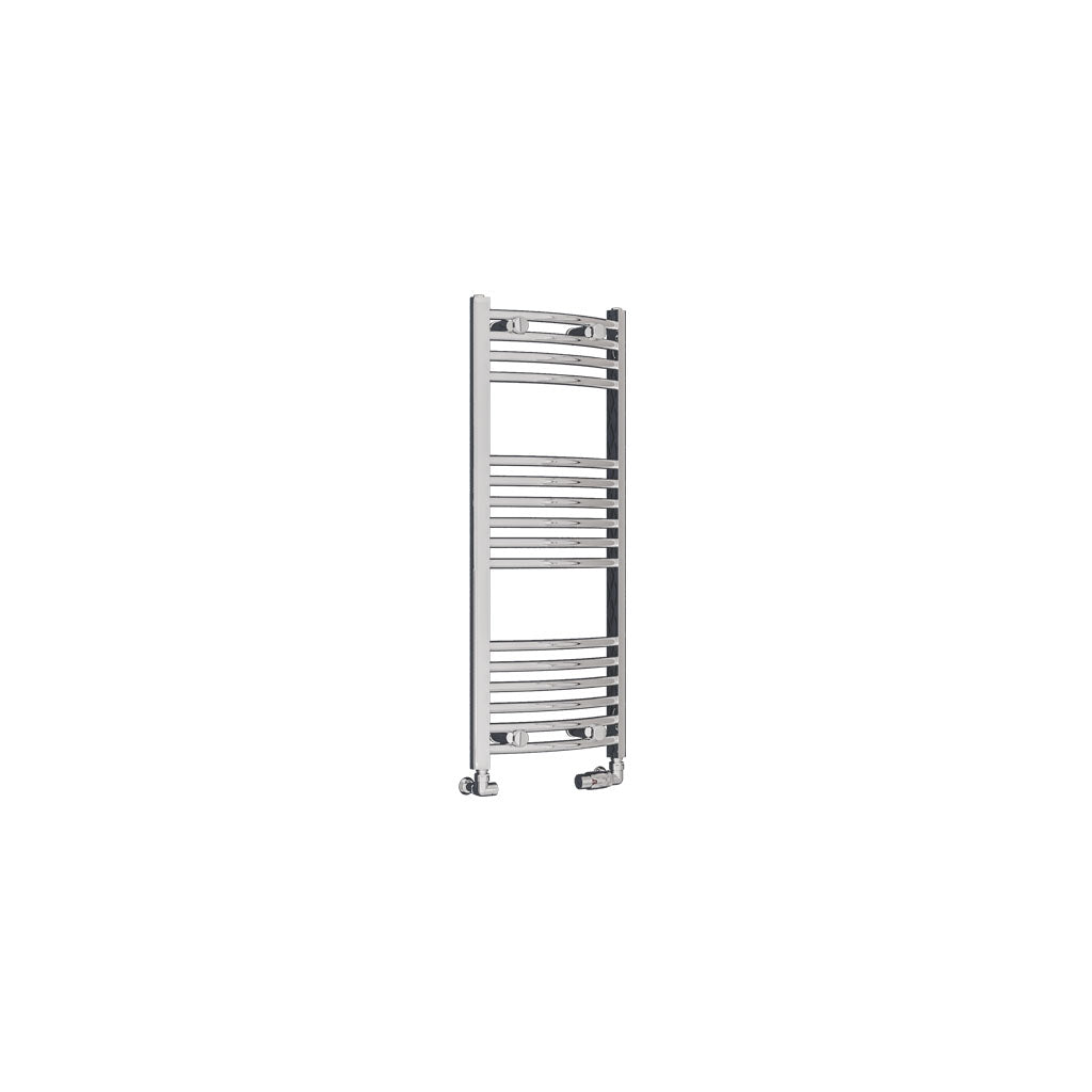 Eastbrook Wingrave Electric Curved Chrome Towel Rail 1000mm x 400mm