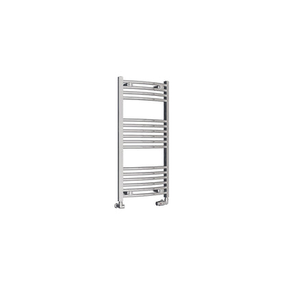 Eastbrook Wingrave Electric Curved Chrome Towel Rail 1000mm x 500mm