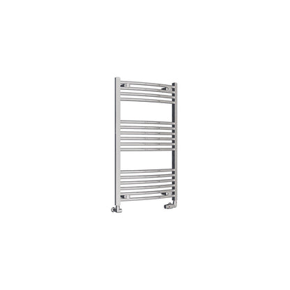 Eastbrook Wingrave Electric Curved Chrome Towel Rail 1000mm x 600mm
