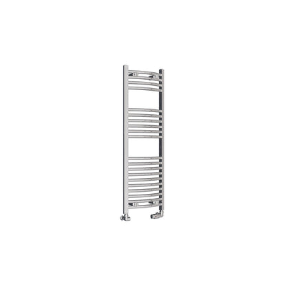 Eastbrook Wingrave Electric Curved Chrome Towel Rail 1200mm x 400mm
