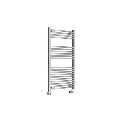 Eastbrook Wingrave Electric Curved Chrome Towel Rail 1200mm x 600mm