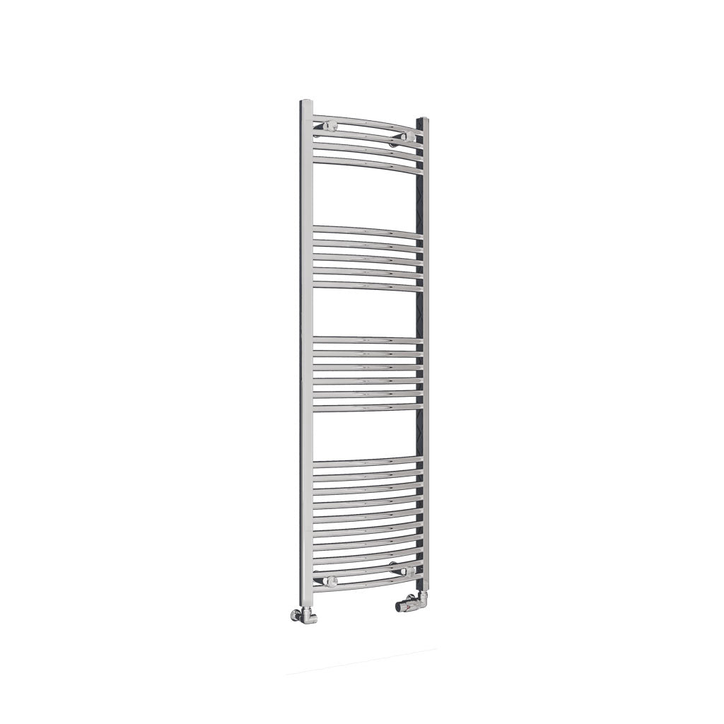 Eastbrook Wingrave Electric Curved Chrome Towel Rail 1600mm x 500mm