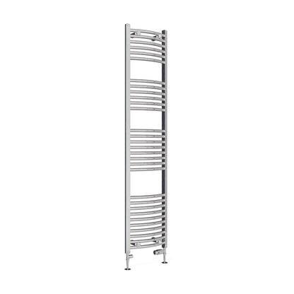 Eastbrook Wingrave Electric Curved Chrome Towel Rail 1800mm x 400mm