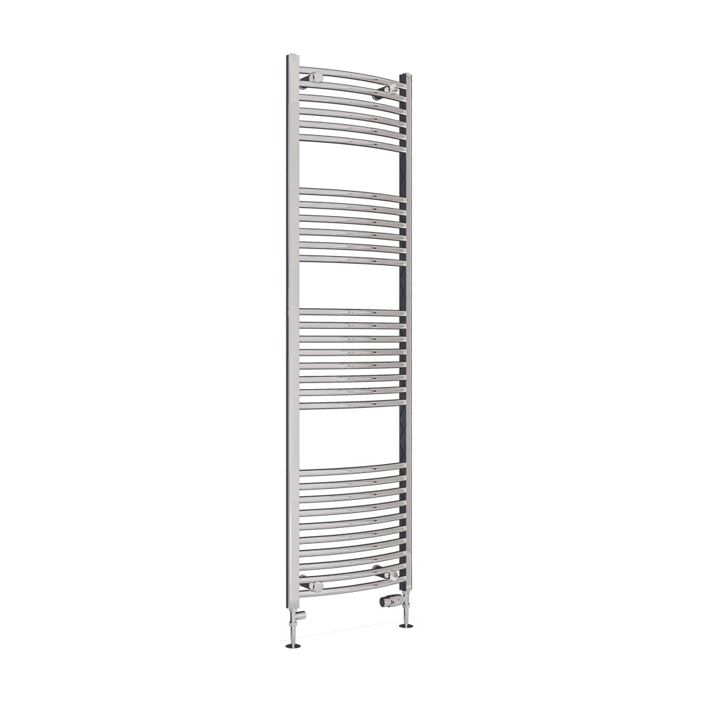 Eastbrook Wingrave Electric Curved Chrome Towel Rail 1800mm x 500mm