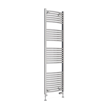 Eastbrook Wingrave Electric Curved Chrome Towel Rail 1800mm x 500mm
