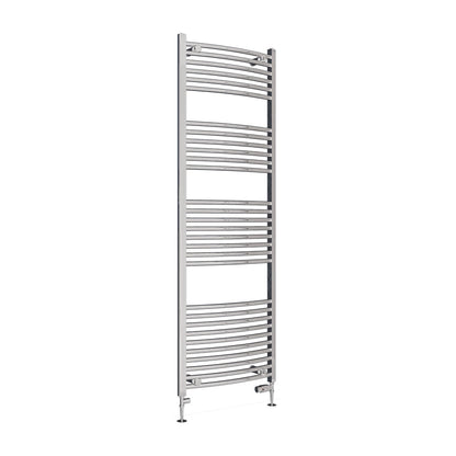 Eastbrook Wingrave Electric Curved Chrome Towel Rail 1800mm x 600mm