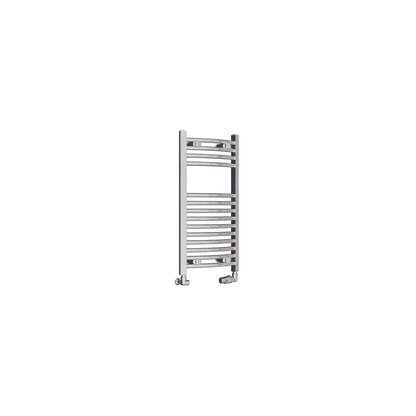 Eastbrook Wingrave Electric Curved Chrome Towel Rail 800mm x 400mm