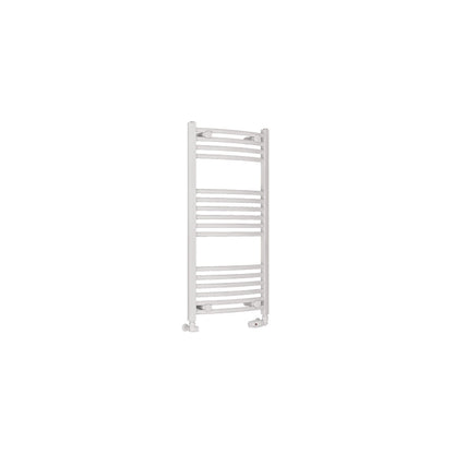 Eastbrook Wingrave Electric Curved Gloss White Towel Rail 1000mm x 500mm