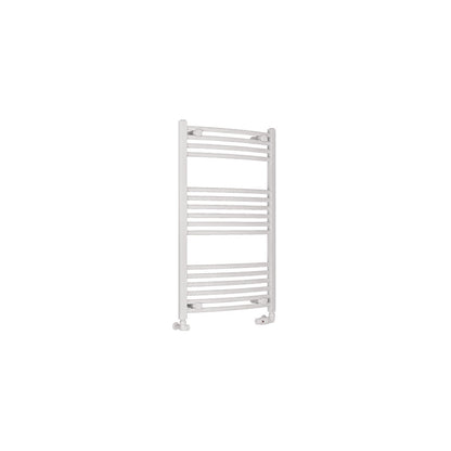 Eastbrook Wingrave Electric Curved Gloss White Towel Rail 1000mm x 600mm