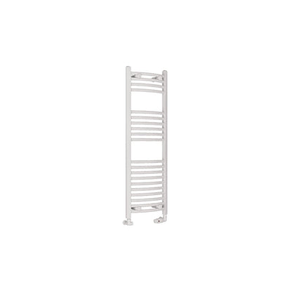 Eastbrook Wingrave Electric Curved Gloss White Towel Rail 1200mm x 400mm