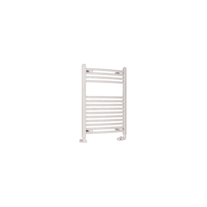 Eastbrook Wingrave Electric Curved Gloss White Towel Rail 800mm x 600mm