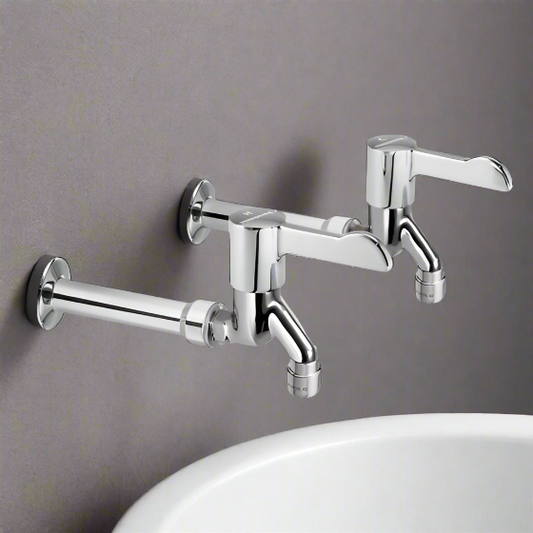 Francis Pegler Healthcare Wall Mounted Extended Bibtaps