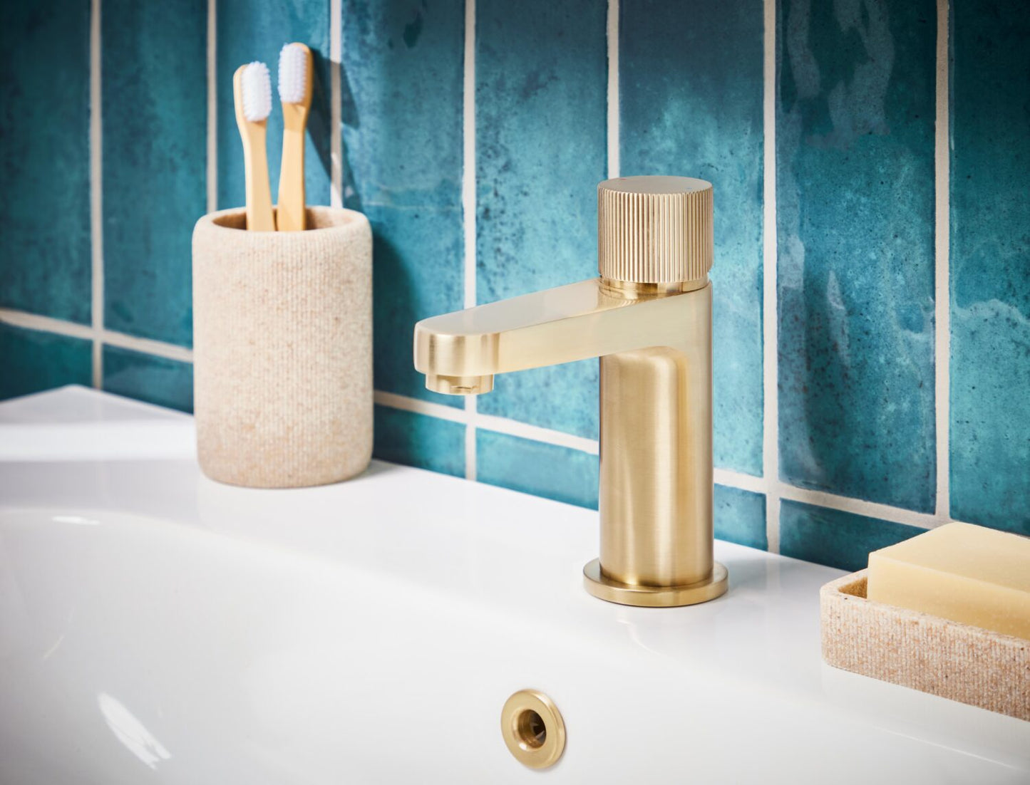 Scudo KOKO Mono Basin Mixer Brushed Brass