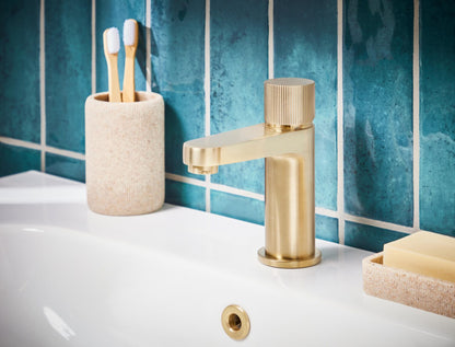 Scudo KOKO Mono Basin Mixer Brushed Brass
