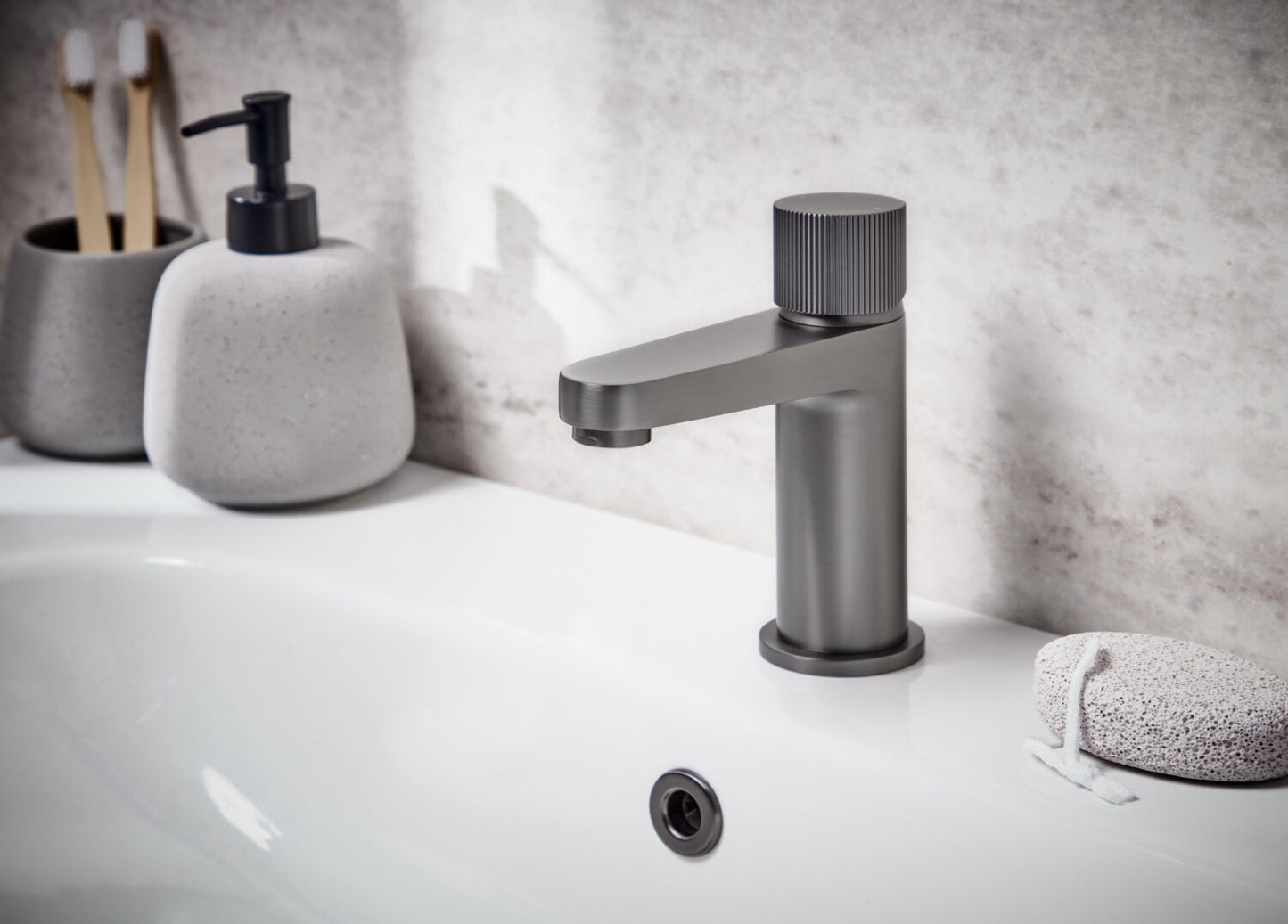 Scudo KOKO Mono Basin Mixer Gunmetal
