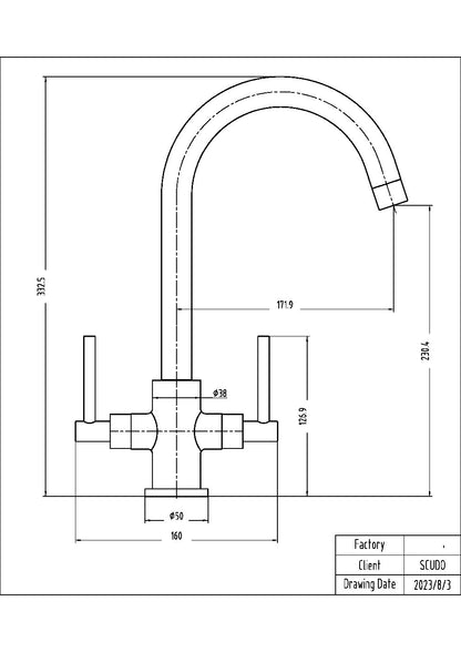 Scudo - Kingston Kitchen Tap
