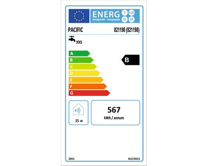 Pacific Chauffe-eau Electric Above Sink Water Heater 15L Label