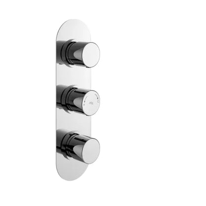 Hudson Reed Chrome Triple Shower Valve With Diverter