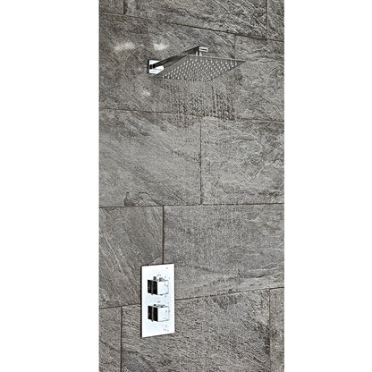 Scudo Square Wall Arm - Chrome