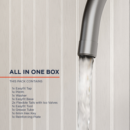 Bristan - Monza Easyfit Sink Mixer Tap - Gun Metal