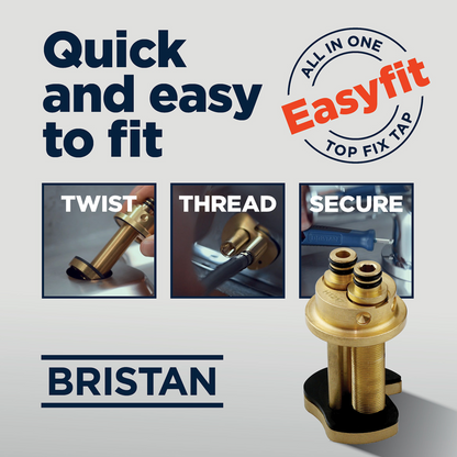 Bristan - Quest Easyfit Sink Mixer - Polished Chrome