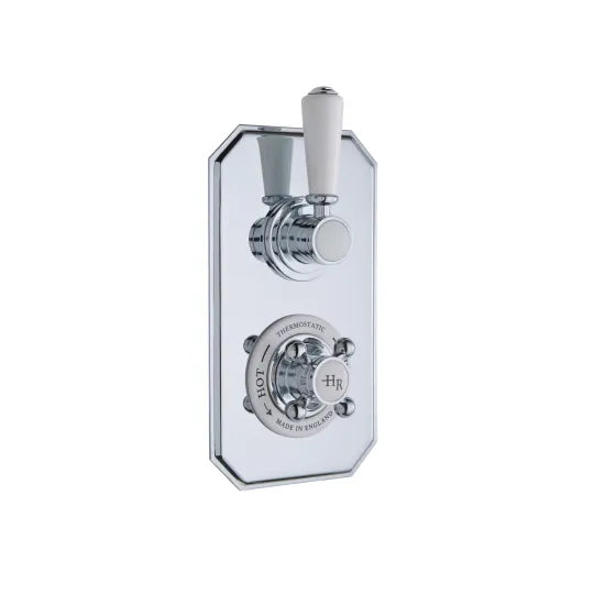 Old London Topaz Chrome Twin Thermostatic Shower Valve
