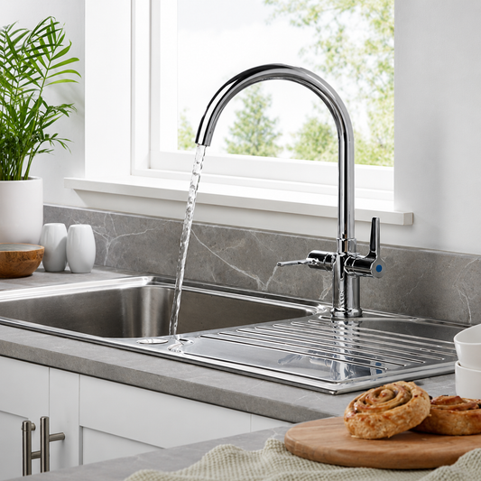 Bristan - Design Utility Lever Easyfit Sink Mixer - Chrome