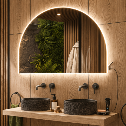 Hib - Alba Arch LED Bathroom Mirror