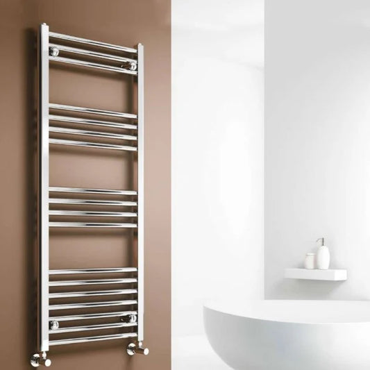Reina Capo Chrome Heated Ladder Towel Rail 1200mm x 500mm