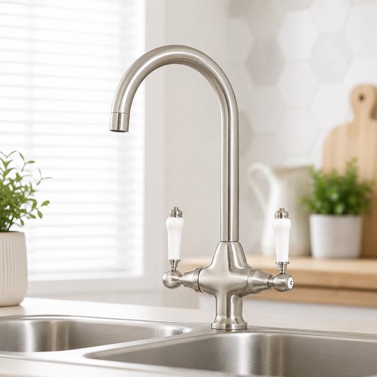 Scudo - Harrogate Kitchen Tap – Brushed Nickel