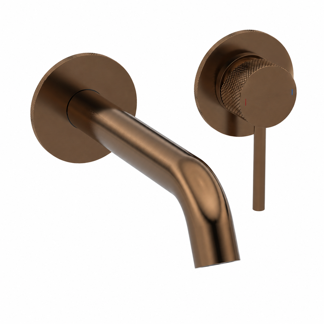 Hib - Atlas Luxe Wall Mounted Mixer - Brushed Bronze