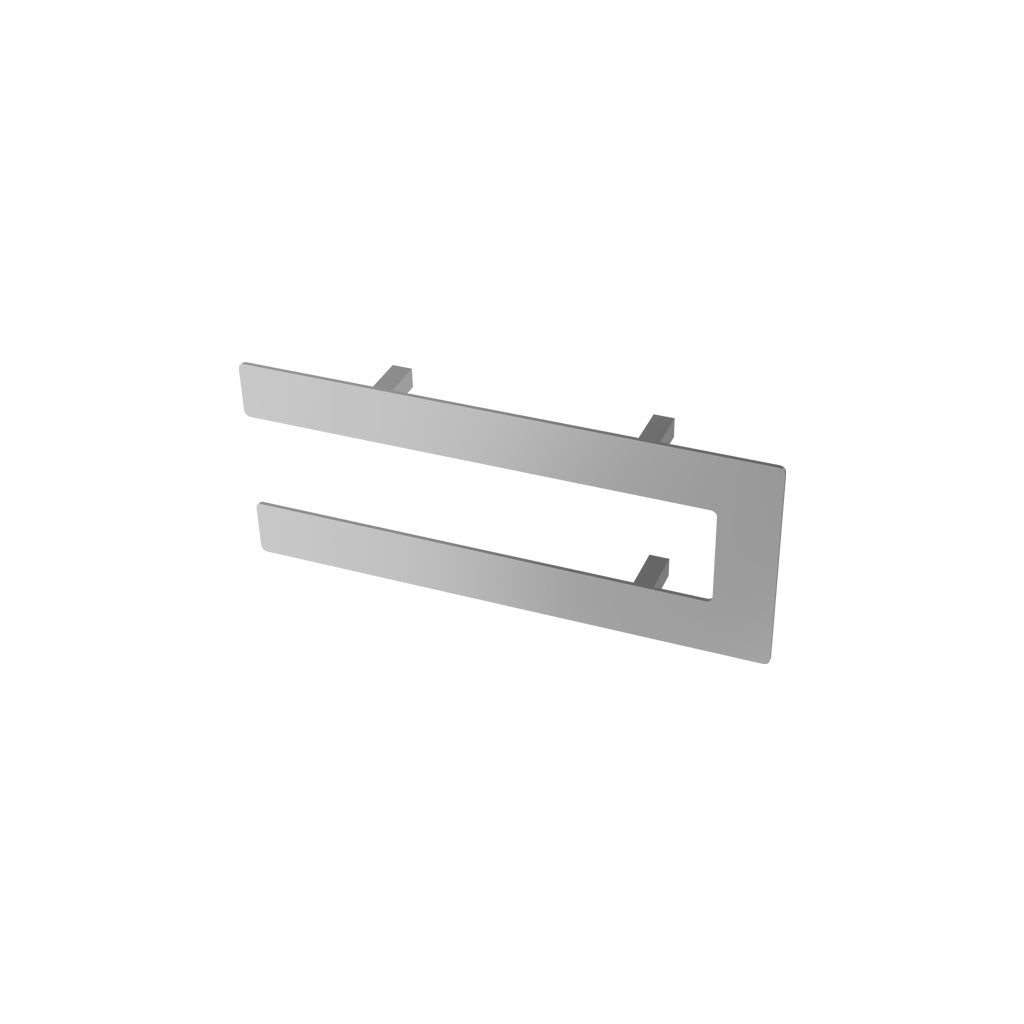Eastbrook Addington Chrome Double Flat Towel Hanger 366mm Technical Image 91.0110