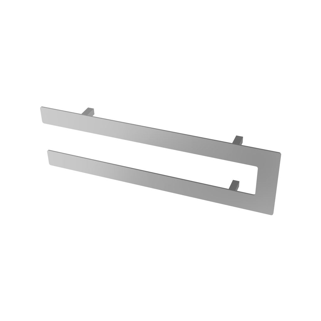 Eastbrook Addington Chrome Double Flat Towel Hanger 514mm Technical Image 91.0112