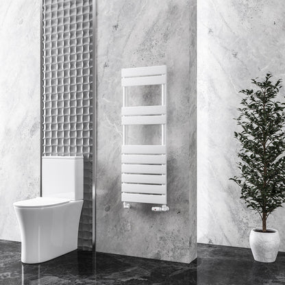 Eastbrook Addington Electric Gloss White Type 10 Designer Towel Rail 1110mm x 400mm 91.0062-ELE