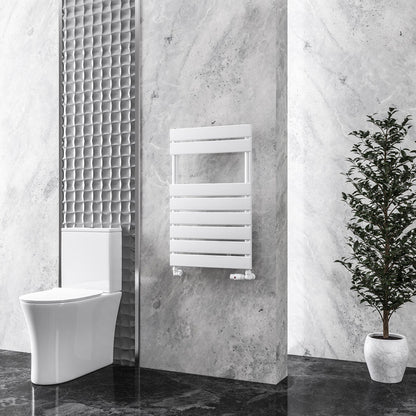 Eastbrook Addington Electric Gloss White Type 10 Designer Towel Rail 790mm x 500mm 91.0064-ELE