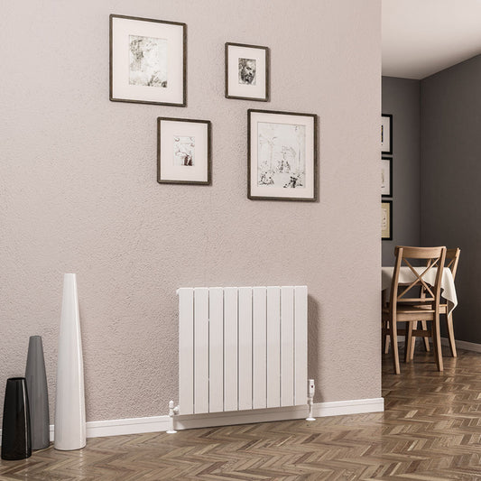 Eastbrook Addington Electric Gloss White Type 10 Vertical or Horizontal Designer Radiator 600mm x 662mm 91.0130-ELE