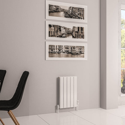 Eastbrook Addington Electric Gloss White Type 20 Vertical or Horizontal Designer Radiator 600mm x 366mm 91.0136-ELE