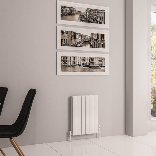 Eastbrook Addington Electric Gloss White Type 20 Vertical or Horizontal Designer Radiator 600mm x 440mm 91.0137-ELE