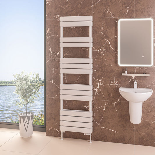 Eastbrook Addington Electric Gloss White Type 21 Designer Towel Rail 1750mm x 500mm 91.0124-ELE