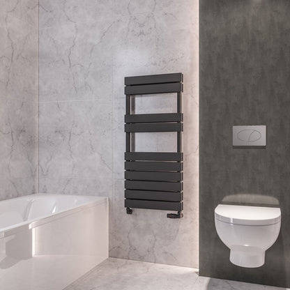 Eastbrook Addington Electric Matt Anthracite Type 20 Designer Towel Rail 1110mm x 500mm 91.0121-ELE