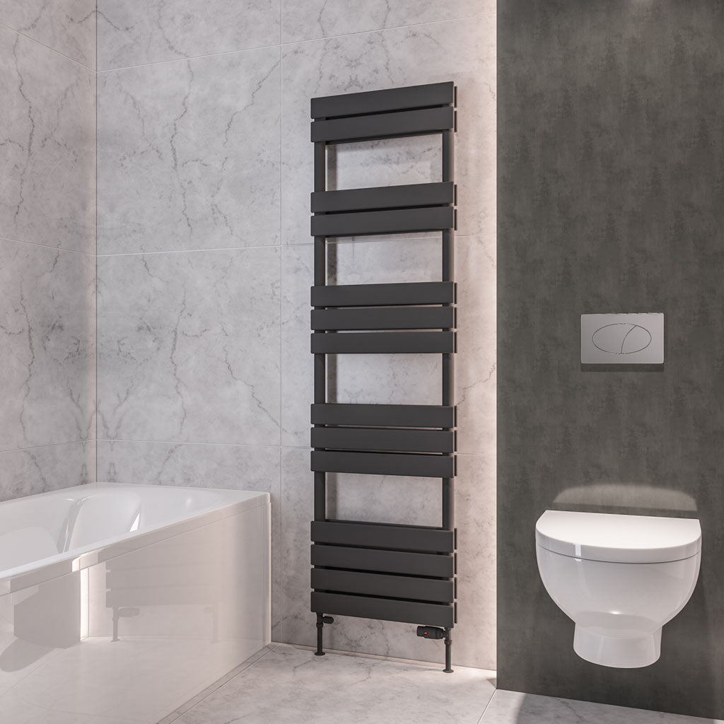 Eastbrook Addington Electric Matt Anthracite Type 20 Designer Towel Rail 1750mm x 500mm 91.0122-ELE
