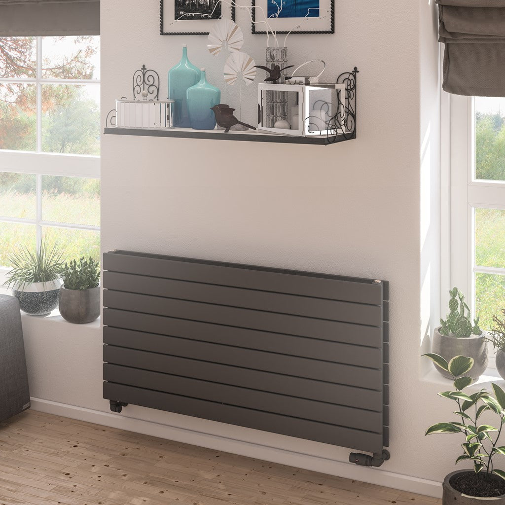 Eastbrook Addington Electric Matt Anthracite Type 21 Designer Radiator 588mm x 1200mm 91.0050-ELE