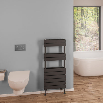 Eastbrook Addington Electric Matt Anthracite Type 21 Designer Towel Rail 1110mm x 500mm 91.0125-ELE
