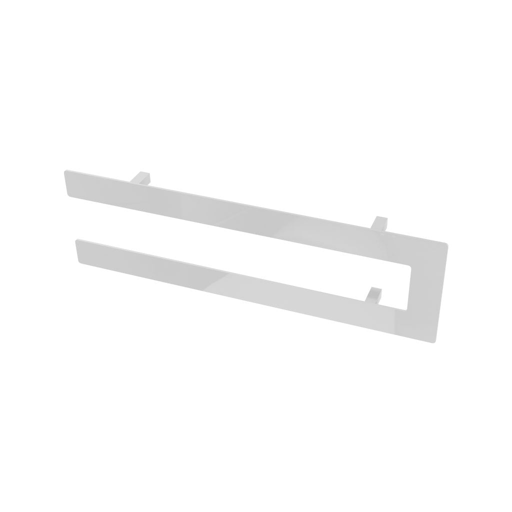 Eastbrook Addington Gloss White Double Flat Towel Hanger 514mm 91.0102