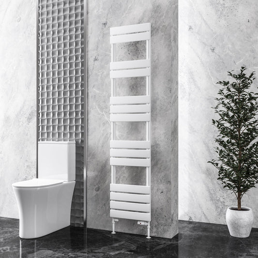 Eastbrook Addington Gloss White Type 10 Designer Towel Rail 1750mm x 400mm 91.0063