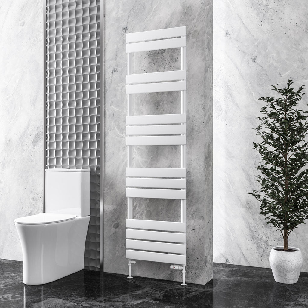 Eastbrook Addington Gloss White Type 10 Designer Towel Rail 1750mm x 500mm 91.0066