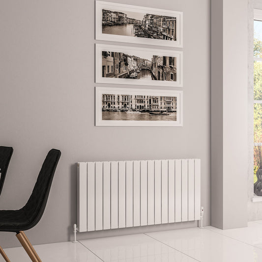 Eastbrook Addington Gloss White Type 20 Vertical or Horizontal Designer Radiator 600mm x 1254mm 91.0144