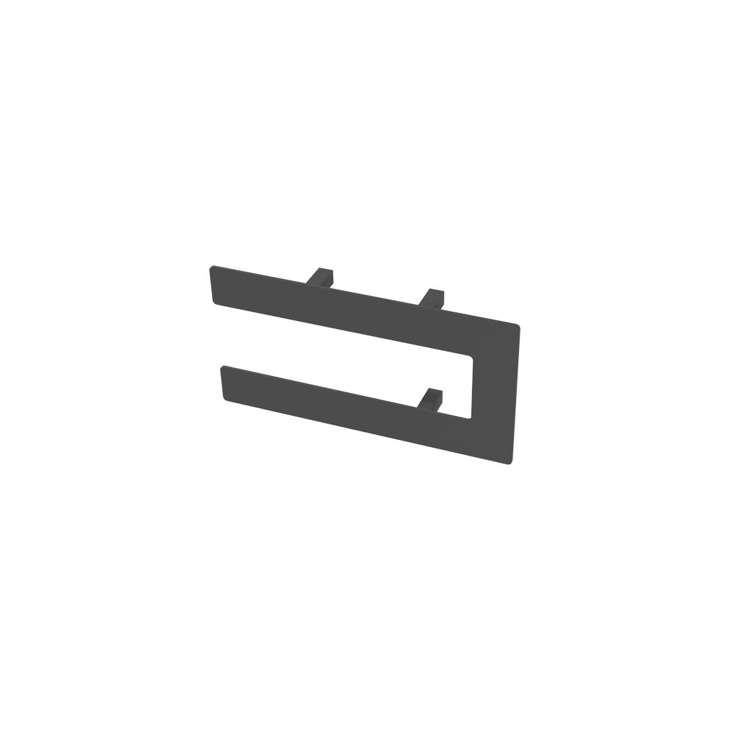 Eastbrook Addington Matt Anthracite Double Flat Towel Hanger 292mm 91.0104