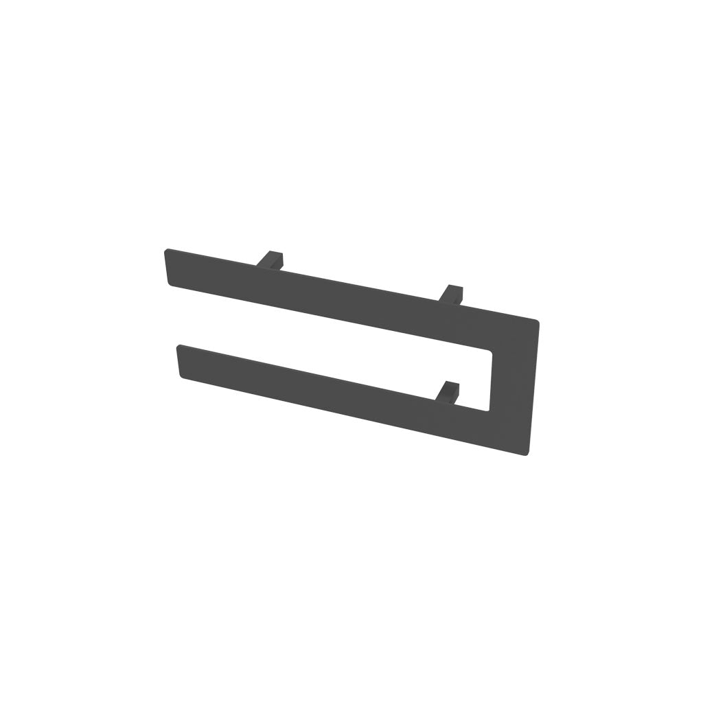 Eastbrook Addington Matt Anthracite Double Flat Towel Hanger 366mm 91.0105