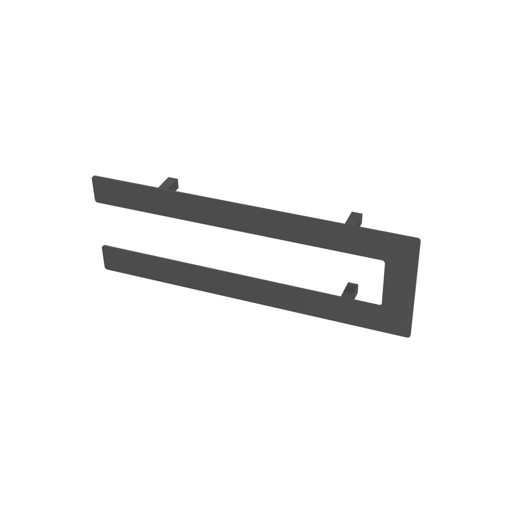 Eastbrook Addington Matt Anthracite Double Flat Towel Hanger 440mm 91.0106